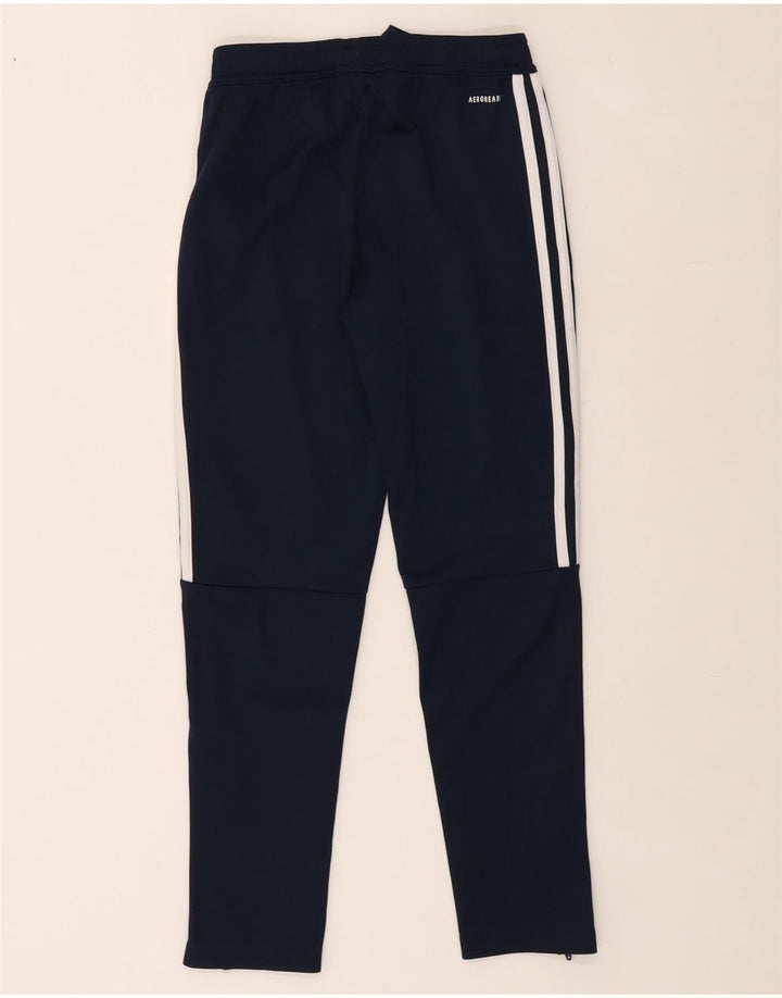 Pantaloni de trening ADIDAS Aeroready pentru baieti 11-12 ani poliester bleumarin