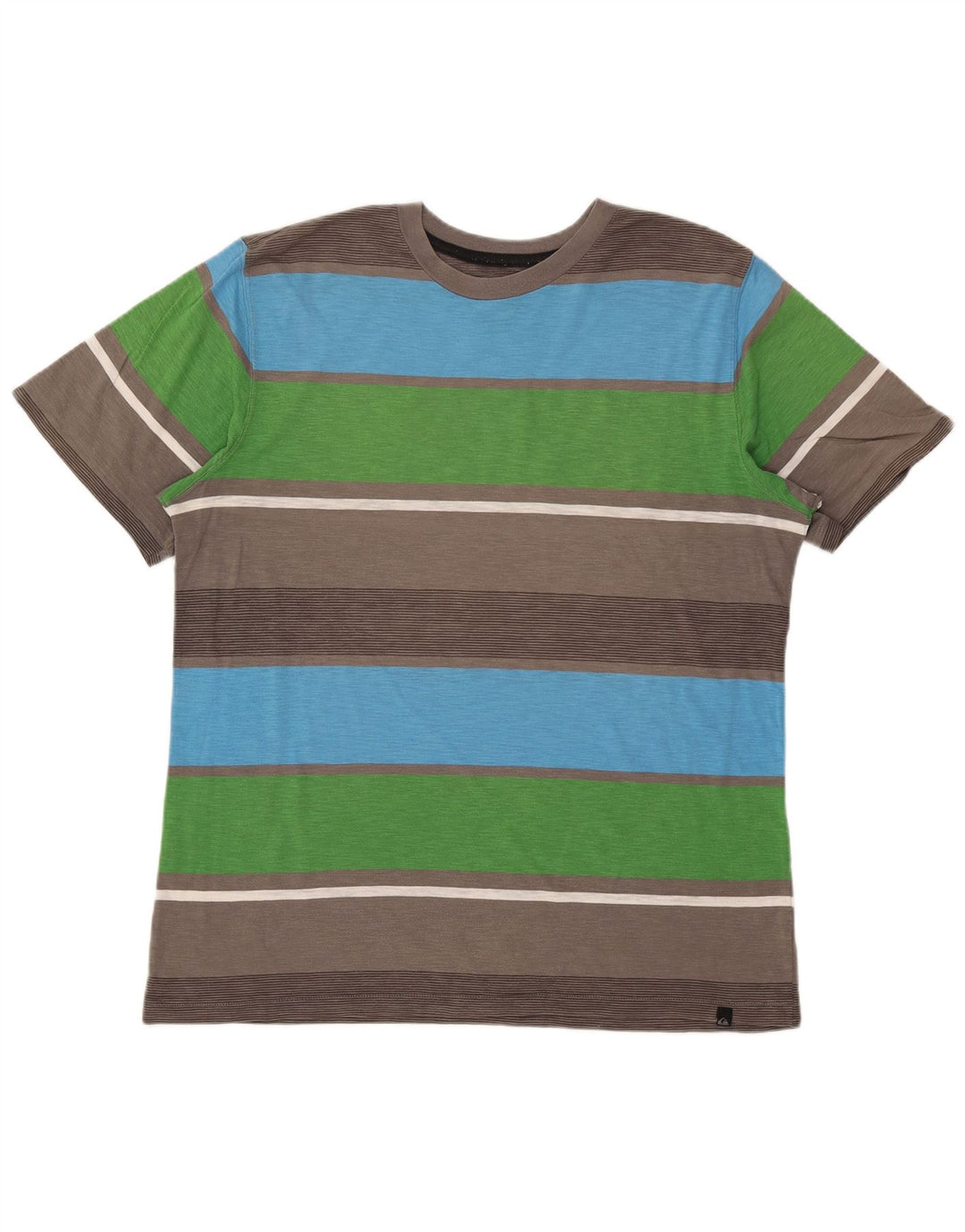 QUIKSILVER Tricou pentru bărbați Top mare, multicolor, color block, bumbac