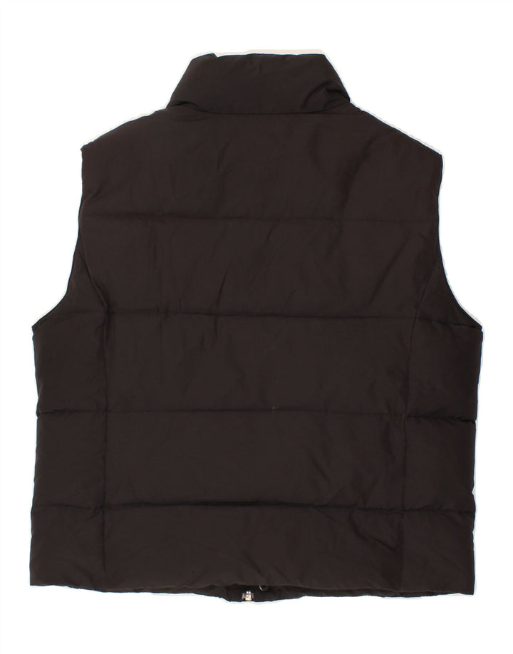 ASICS Womens Padded Gilet UK 14 Medium Black Polyester Vintage Asics and Second-Hand Asics from Messina Hembry 