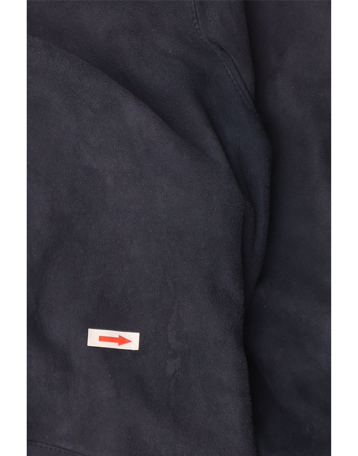 Umberto Olivieri Jachetă de piele intoarsa pentru femei IT 46 Mare Bleumarin