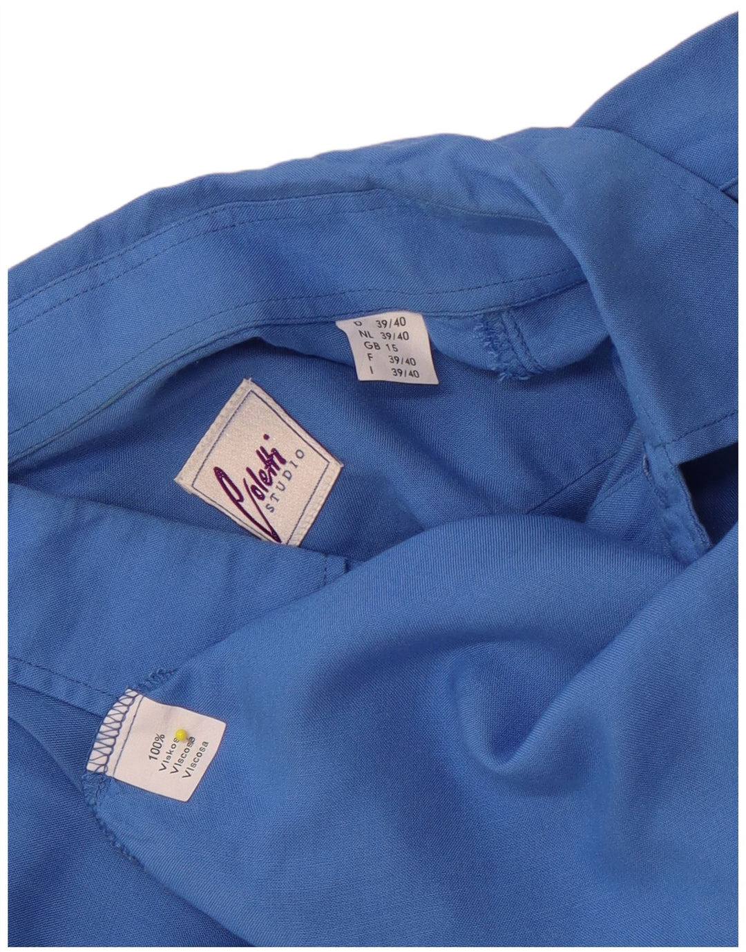 Cămașă cu mânecă scurtă pentru bărbați Studio Coletti Mărimea 15 39/40 Albastru mediu