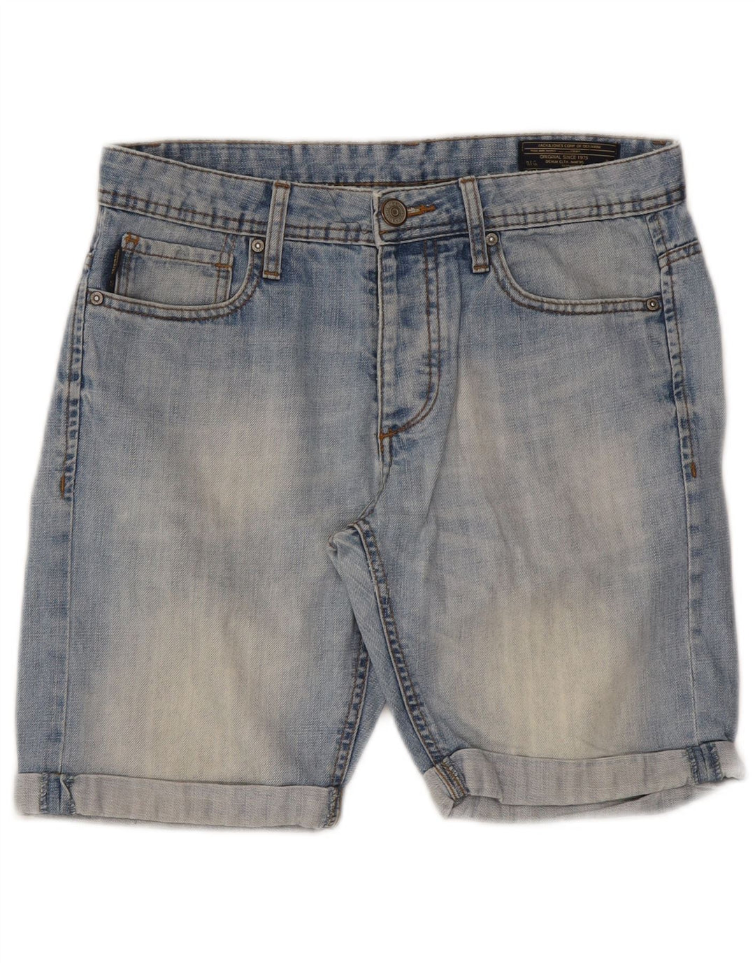 Pantaloni scurți din denim pentru bărbați Jack & Jones W32 Medium Blue