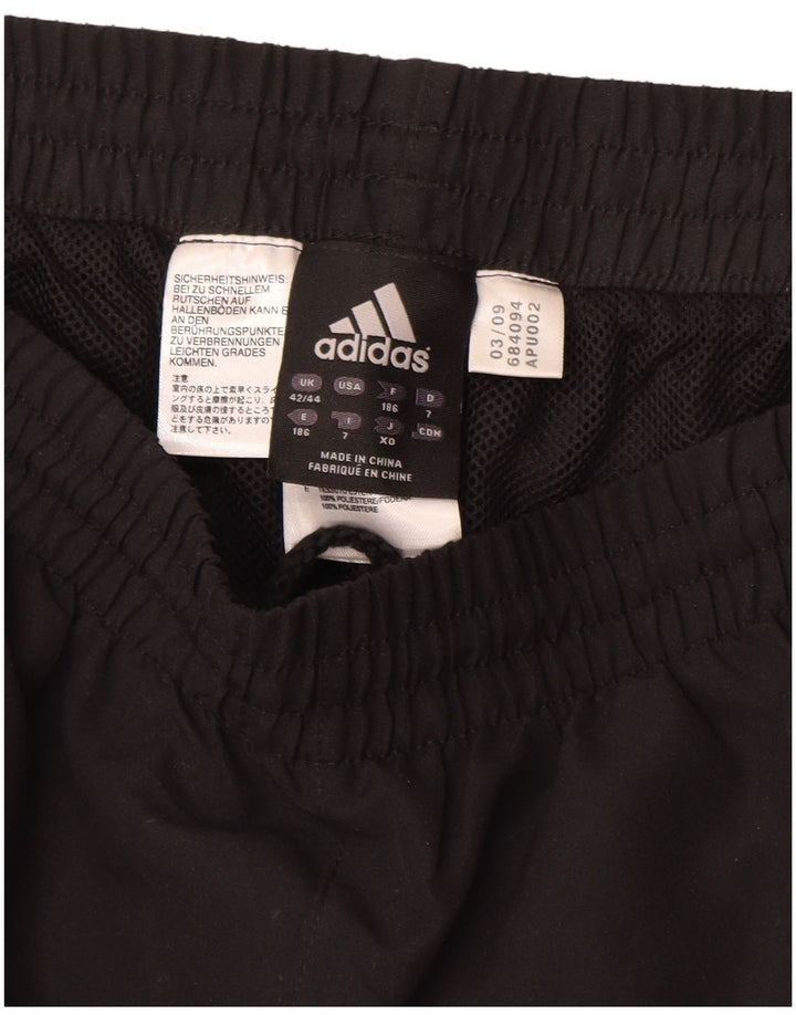 Pantaloni de trening pentru bărbați ADIDAS Joggeri UK 42/44 Poliester negru mare