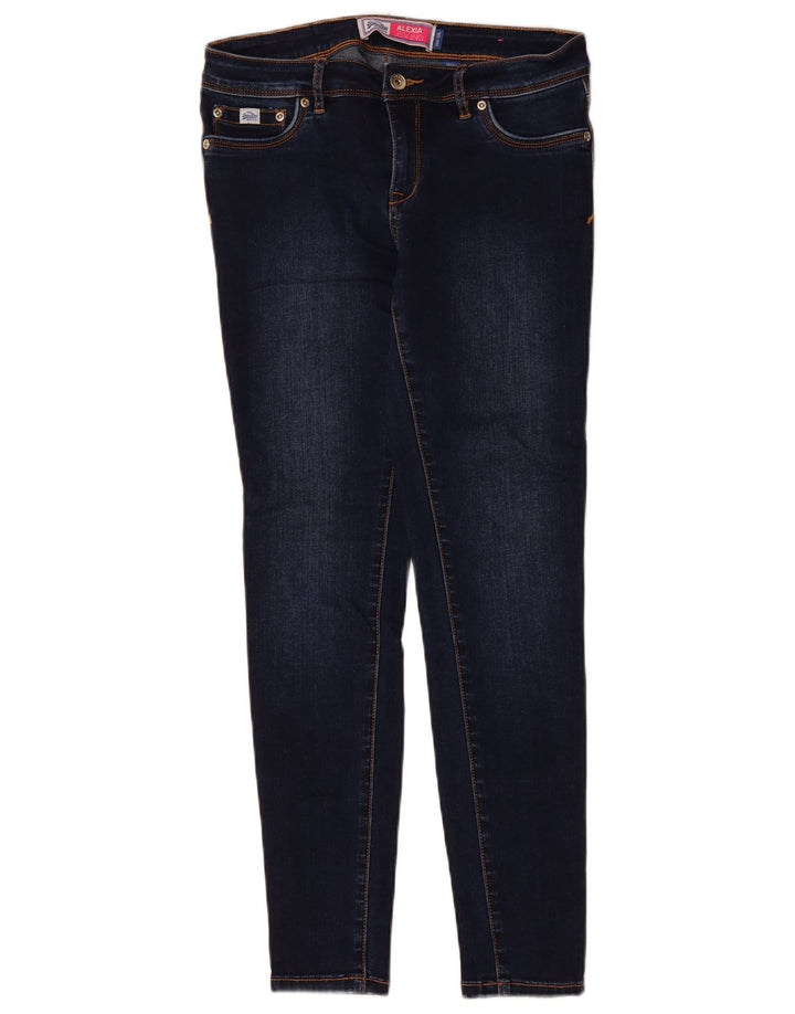 SUPERDRY blugi jegging Alexia pentru femei W29 L30 bumbac bleumarin