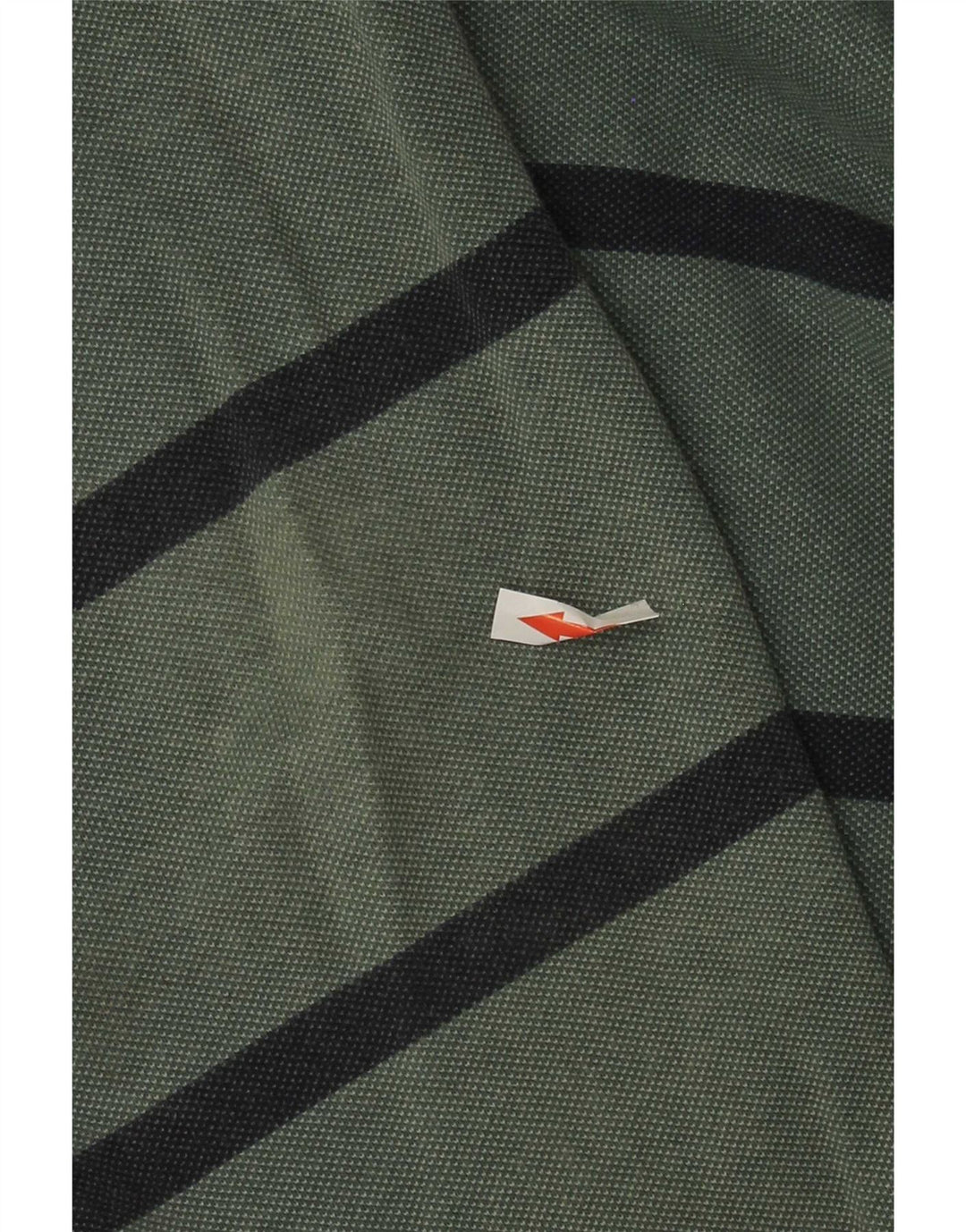 Hanorac pentru bărbați J. Crew, cu fermoar, cu gât, din bumbac verde mediu cu dungi