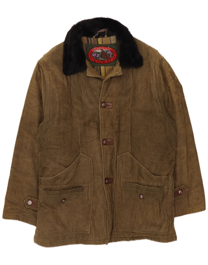 Jachetă din velur pentru bărbați Tomcat UK 38 Medium Khaki Colorblock Bumbac