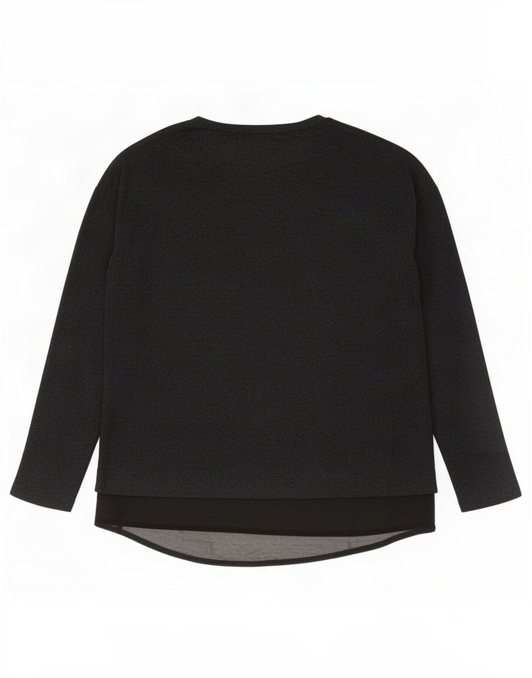 Top supradimensionat pentru femei Zara cu mânecă lungă UK 10, mic, gri, bloc de culoare