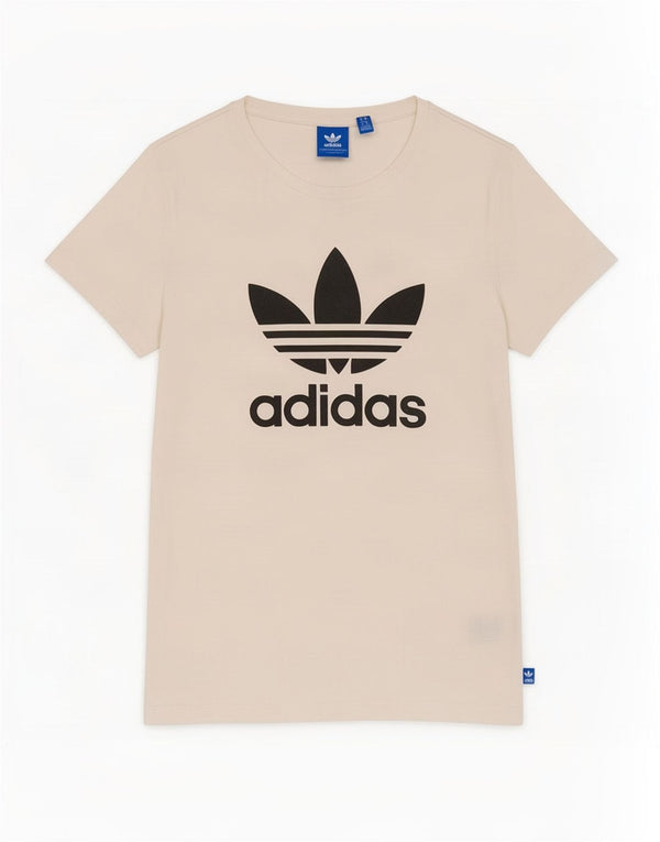 Tricou grafic Adidas pentru femei Top UK 8 Small White Bumbac