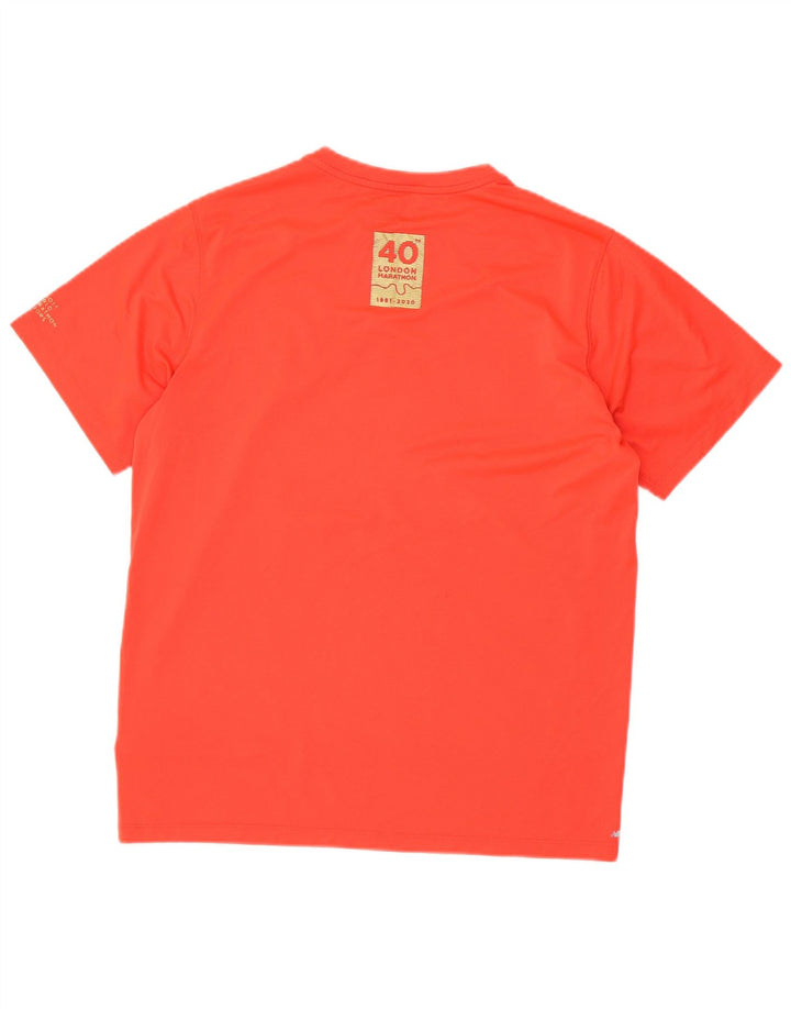 Tricou grafic pentru bărbați New Balance Top mare poliester roșu