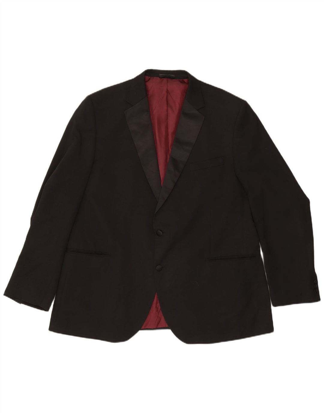 Jachetă pentru bărbați Marks & Spencer, cu 2 nasturi, cu ajustare normală, UK 48 2XL Negru