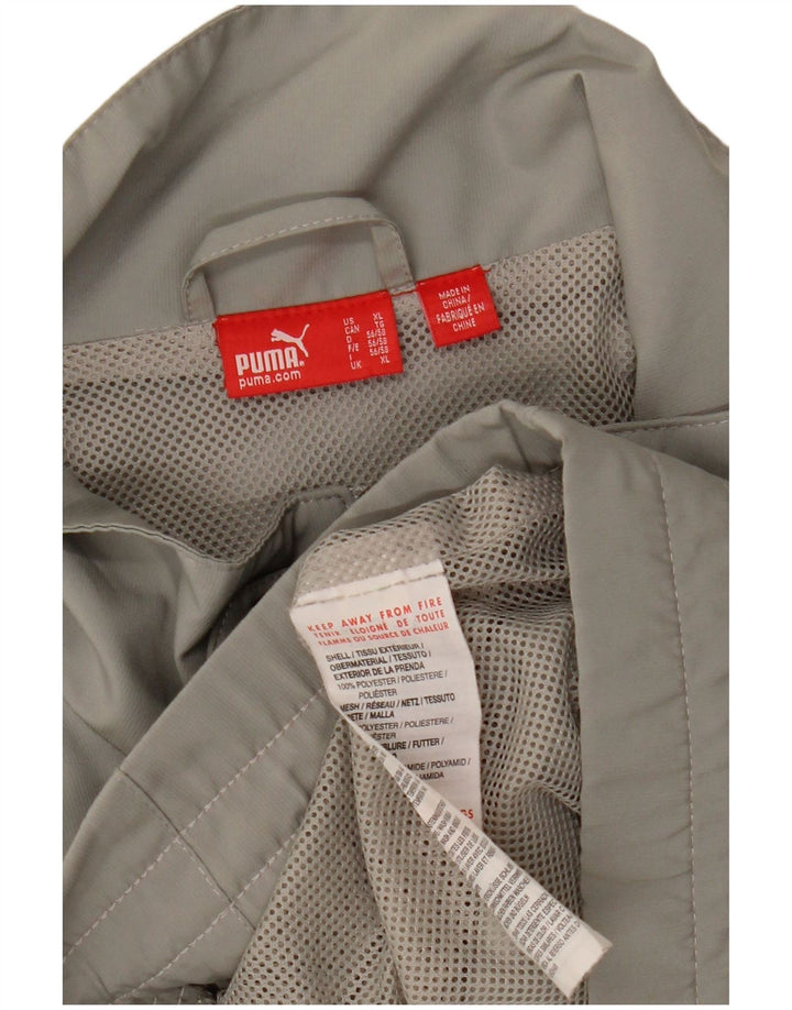 Jachetă de trening grafică pentru bărbați PUMA XL poliester gri