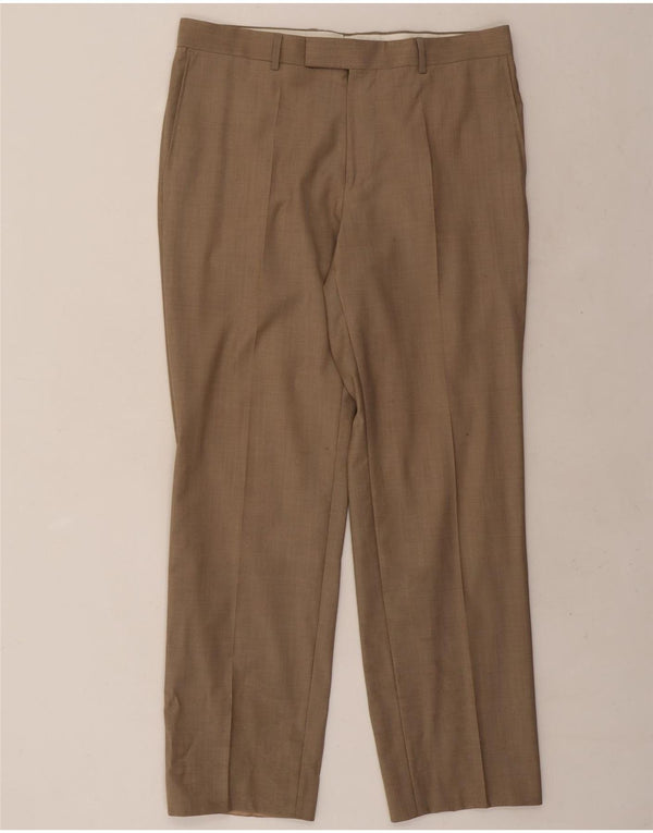Pantaloni drepți pentru bărbați Hugo Boss W36 L31 maro