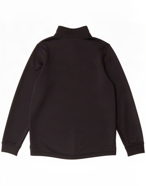 Pulover Under Armour Cold Gear pentru bărbați, cu fermoar și gât, Top de trening, mic, negru