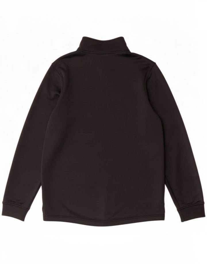 Pulover Under Armour Cold Gear pentru bărbați, cu fermoar și gât, Top de trening, mic, negru