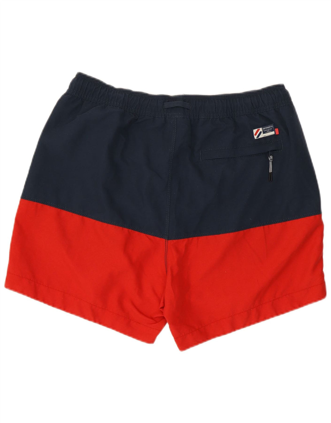 Pantaloni scurți de înot Superdry pentru bărbați, medii, bleumarin, poliester color bloc