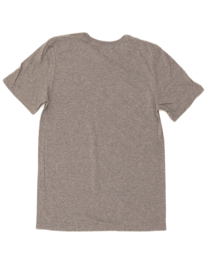 Tricou grafic Nike pentru bărbați Top mic, gri, pete din bumbac