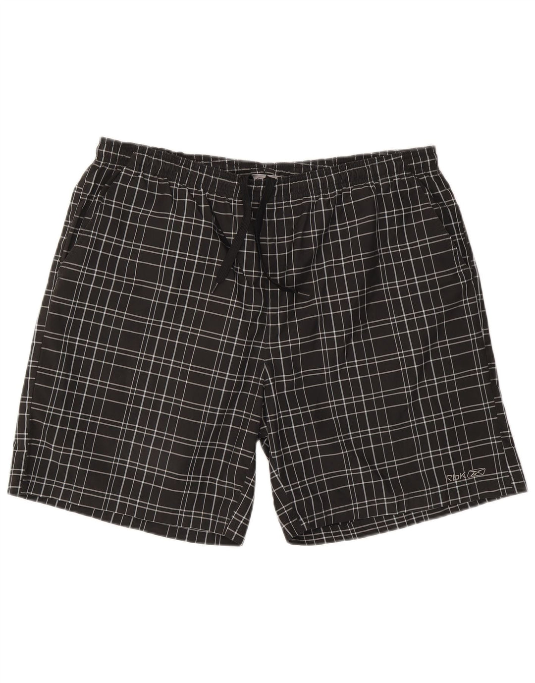 Pantaloni scurți de înot Reebok pentru bărbați 2XL, poliester negru check