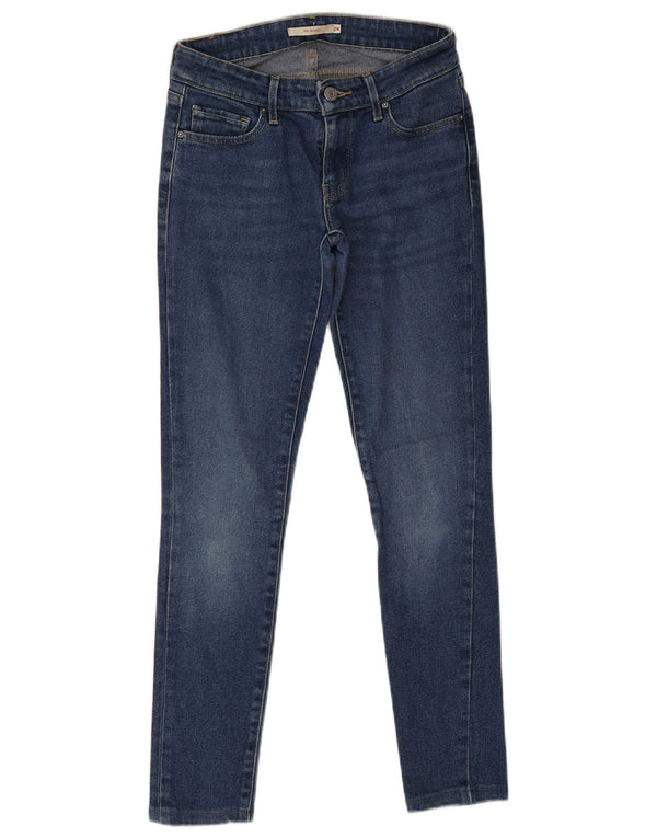Blugi skinny Levi's 711 pentru femei W24 L27 bumbac albastru