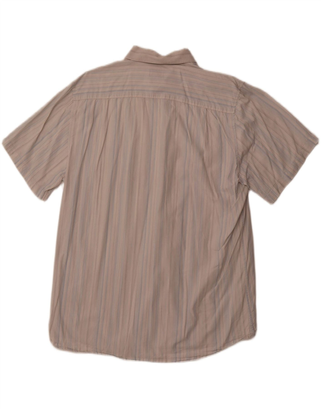 Cămașă cu mânecă scurtă pentru bărbați PIERRE CARDIN, bumbac cu dungi albastre 2XL