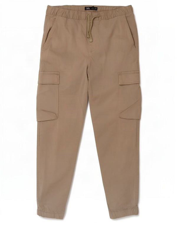 Pantaloni cargo pentru bărbați Zara Joggeri Mediu L31 L26 Bej