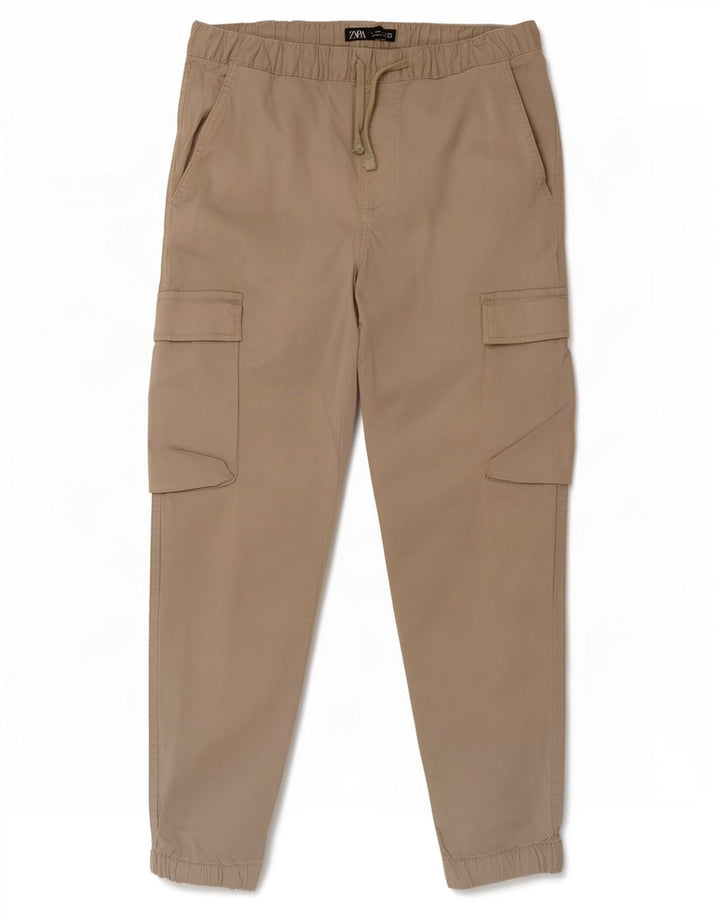 Pantaloni cargo pentru bărbați Zara Joggeri Mediu L31 L26 Bej
