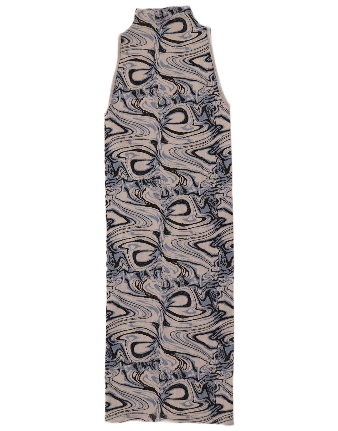 Rochie bodycon fără mâneci pentru femei Zara, cu model abstract, UK 4 XS, multicoloră