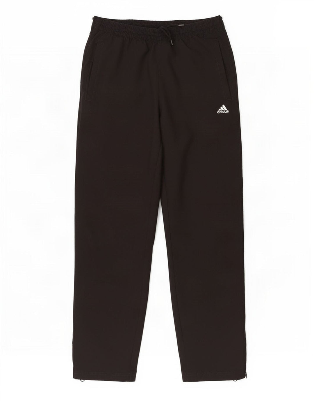 Pantaloni de trening Adidas pentru bărbați, poliester mediu negru
