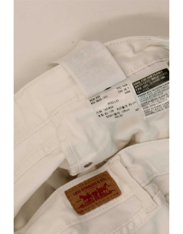 Jeans skinny Levi's pentru femei 535 Legging W32 L32 alb