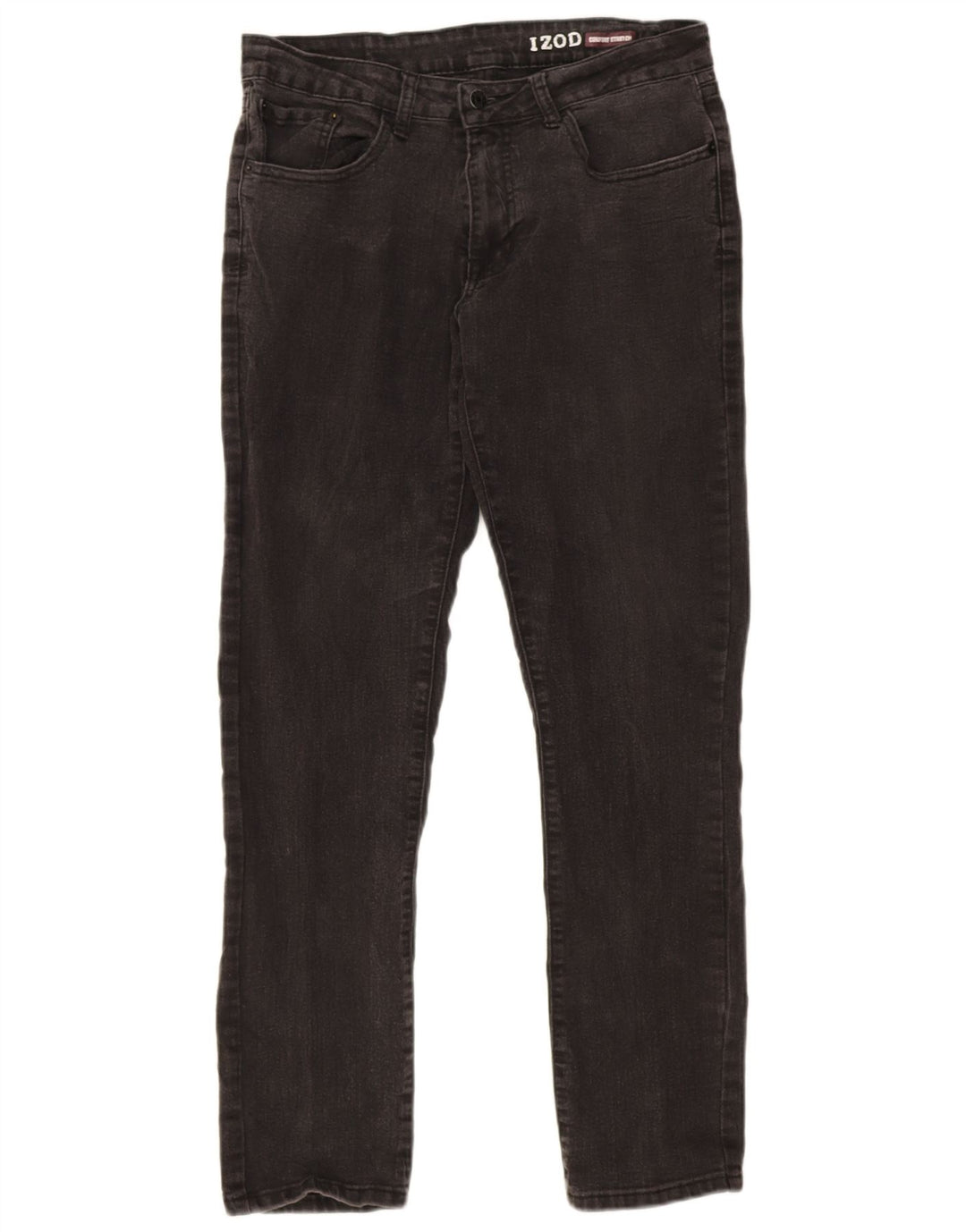 Blugi drepti stretch pentru femei Izod W32 L32 bumbac gri