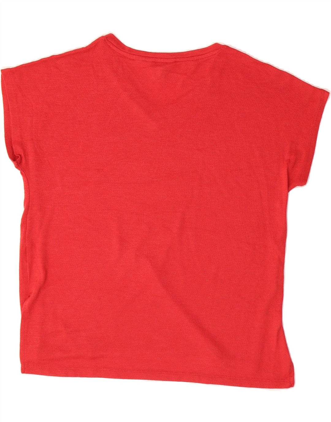 ORVIS Womens Oversized T-Shirt Top UK 10 Small Red Vintage Orvis and Second-Hand Orvis from Messina Hembry 