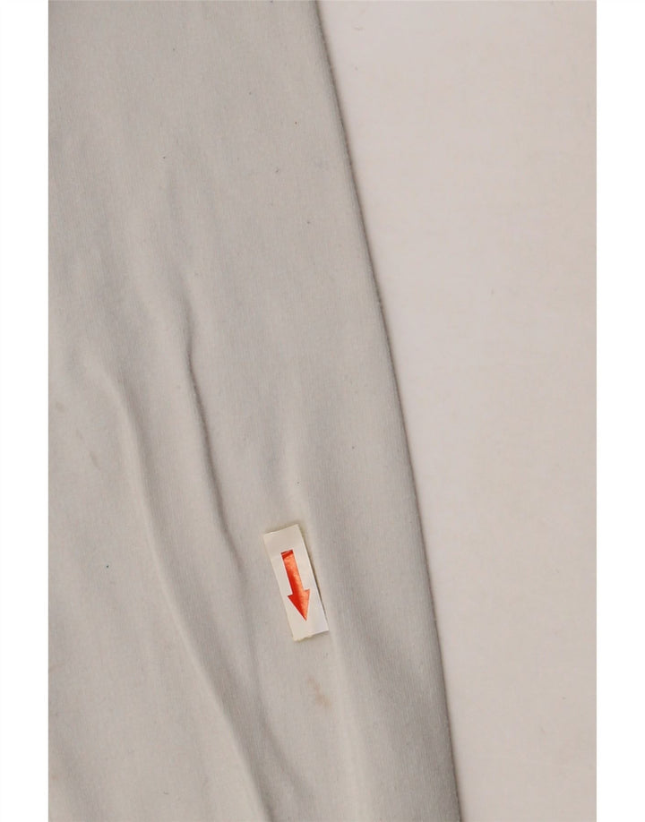 Jachetă de trening pentru bărbați ADIDAS UK 36/38 Bumbac alb mic