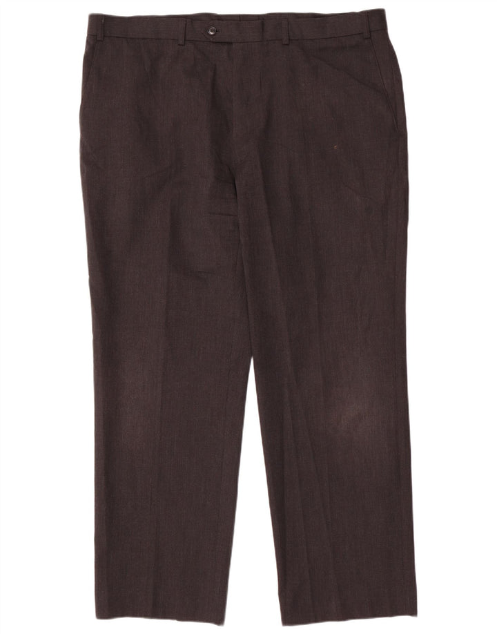 Pantaloni de costum drept bărbați Marks & Spencer Mărimea 42 W42 L31 gri