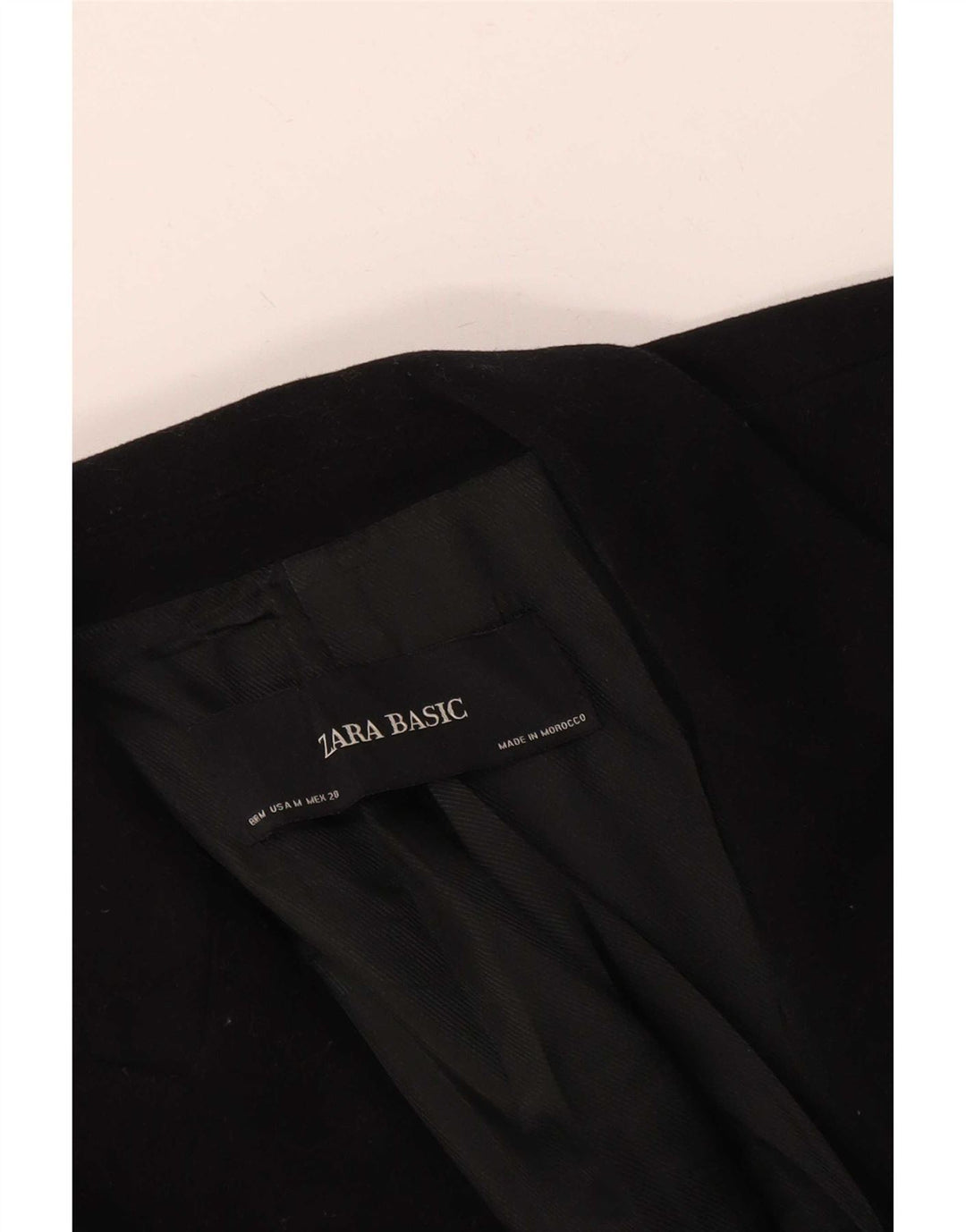 Jachetă Blazer pentru femei Zara UK 12 Medium Negru