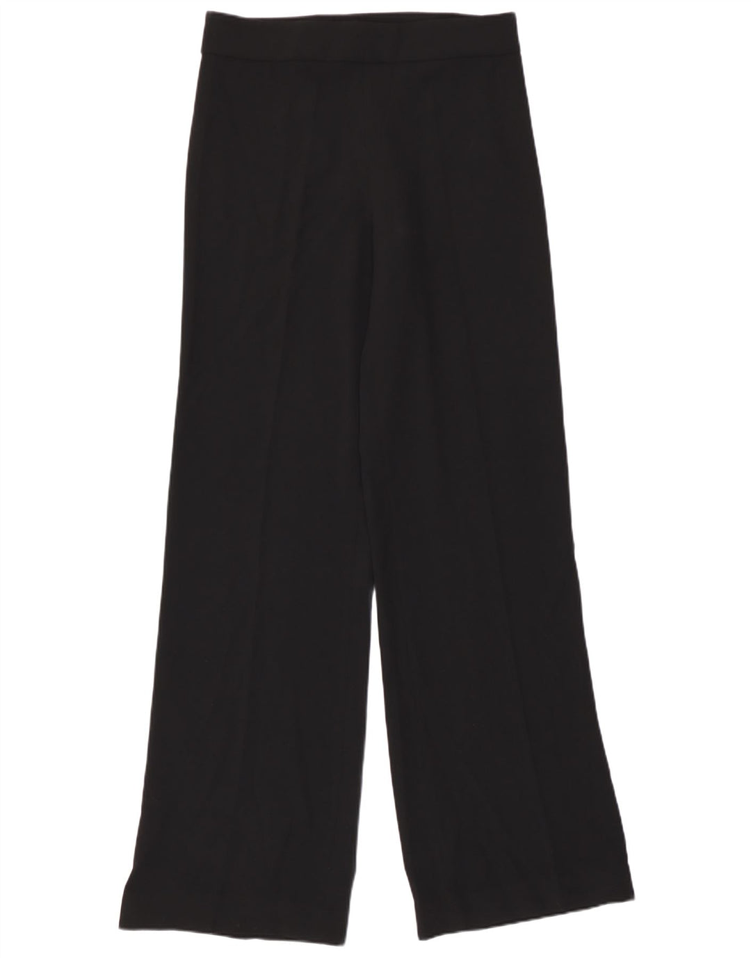 Pantaloni casual pentru femei Zara cu picioare largi Mediu L30 L33 Poliester negru