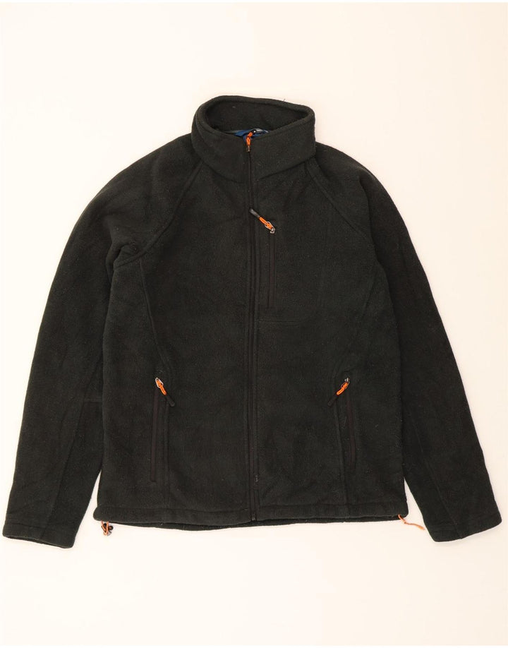 REEBOK Mens Fleece Jacket UK 38 Medium Green Polyester Vintage Reebok and Second-Hand Reebok from Messina Hembry 