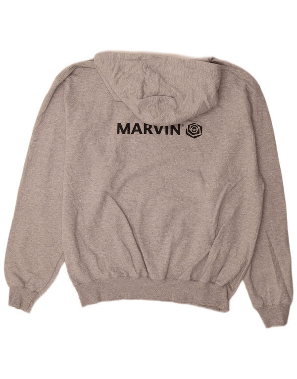 Champion pentru bărbați Marvin Graphic Hoodie Jumper XL bumbac gri