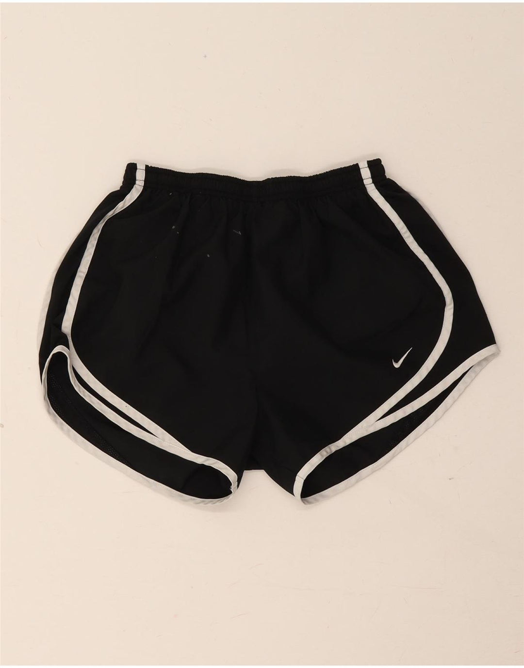 Pantaloni scurți sport Nike Dri Fit pentru femei UK 8 Small Negru Poliester