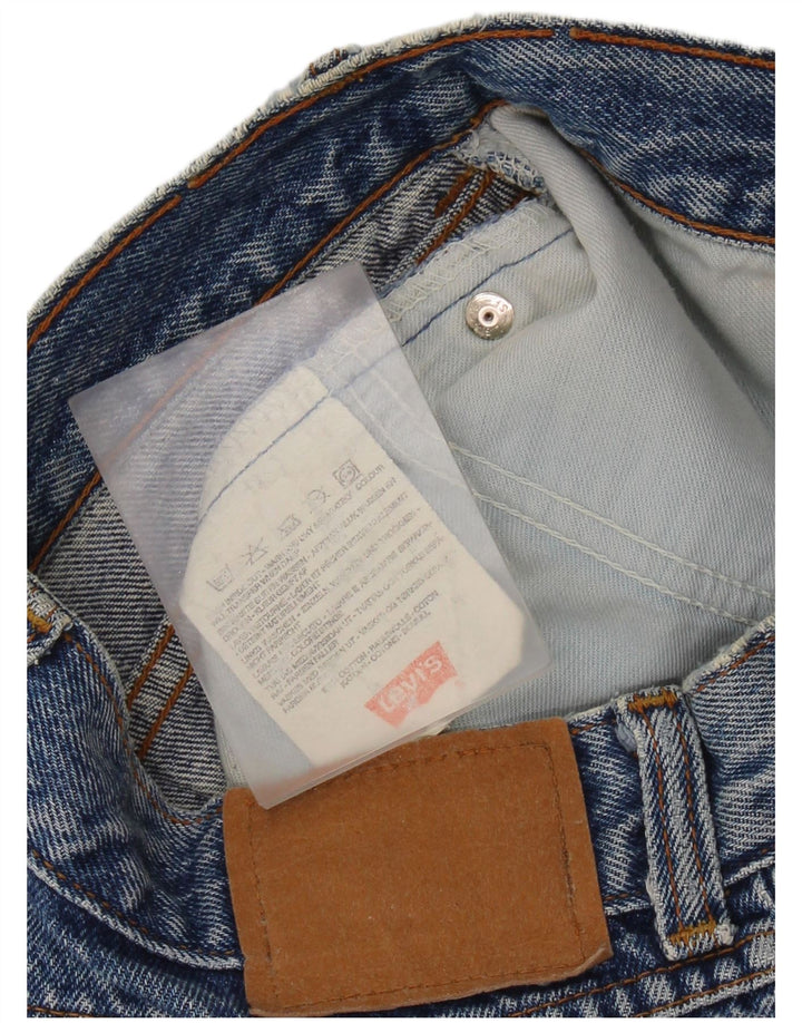 Fusta de blugi pentru femei LEVI'S W26 Small Blue Bumbac