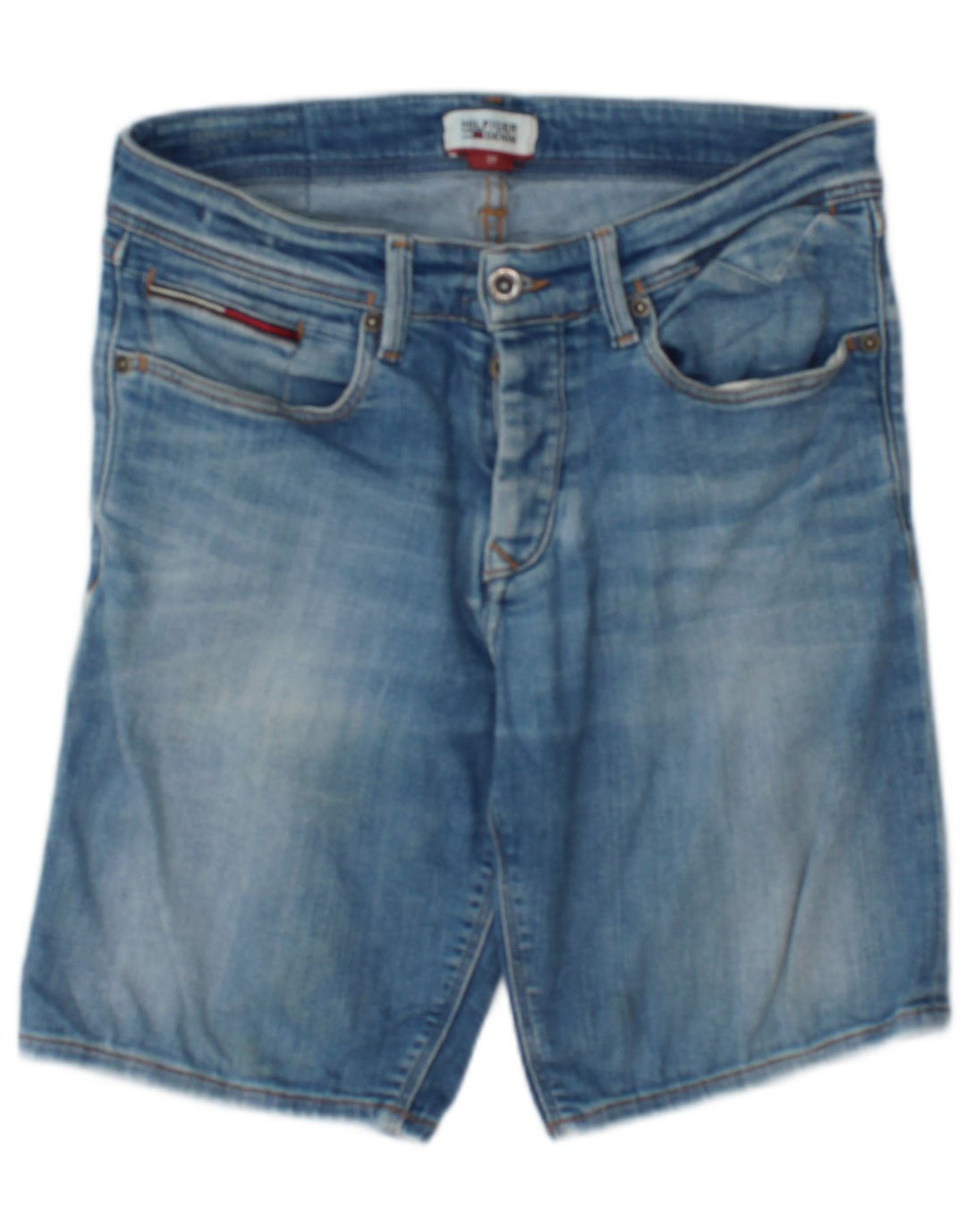 Pantaloni scurți din denim pentru bărbați Tommy Hilfiger W29 Small Blue