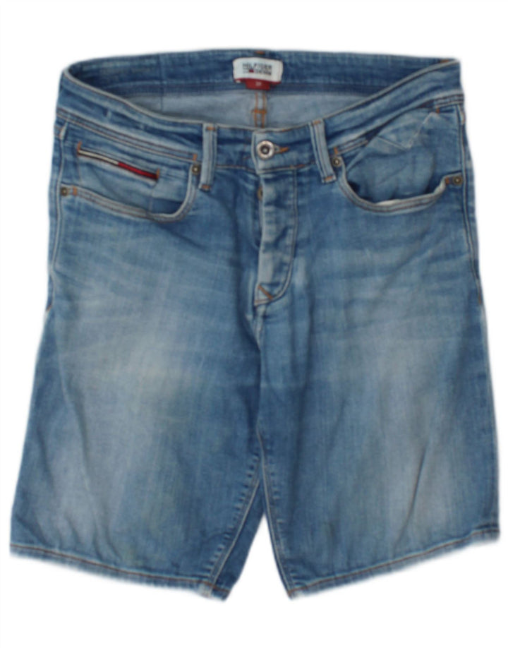 Pantaloni scurți din denim pentru bărbați Tommy Hilfiger W29 Small Blue