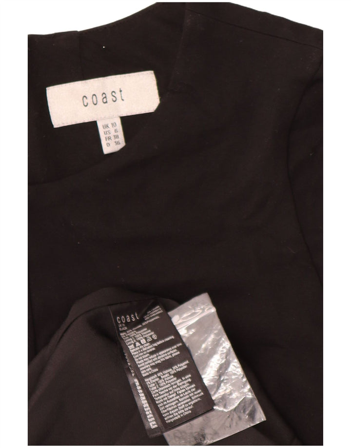 Rochie Maxi asimetrică pentru femei Coast UK 10 Small Black Viscose
