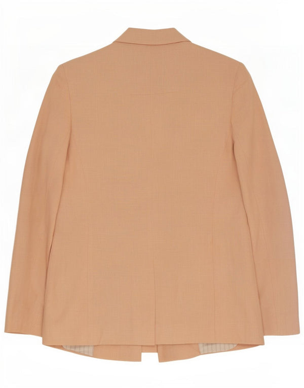 Topshop Womens Double Breasted Blazer Jacket UK 10 Small Pink Viscose