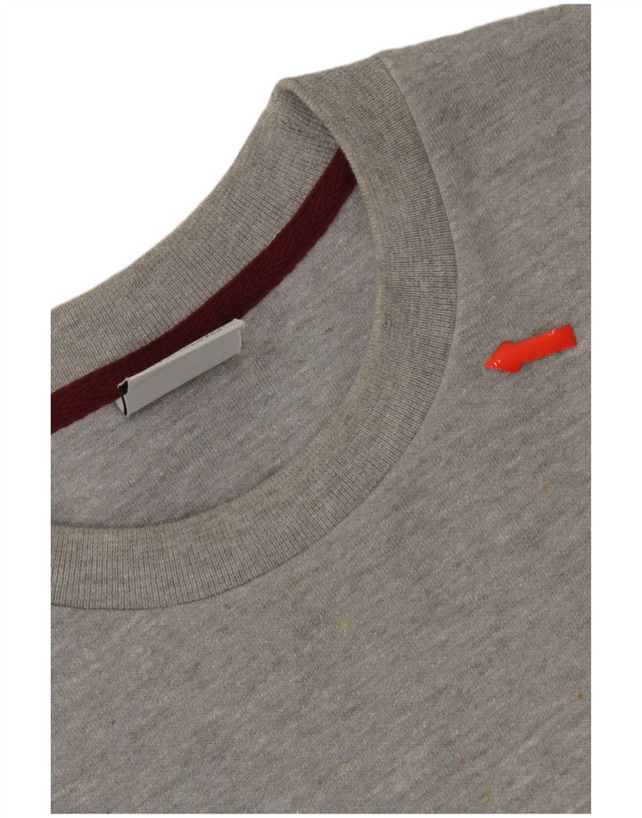 Pulover pentru bărbați Zara, mare, gri din bumbac color bloc