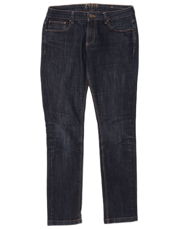 Blugi skinny pentru femei cu talie medie ZARA EU 40 Medium W30 L30 Bleumarin