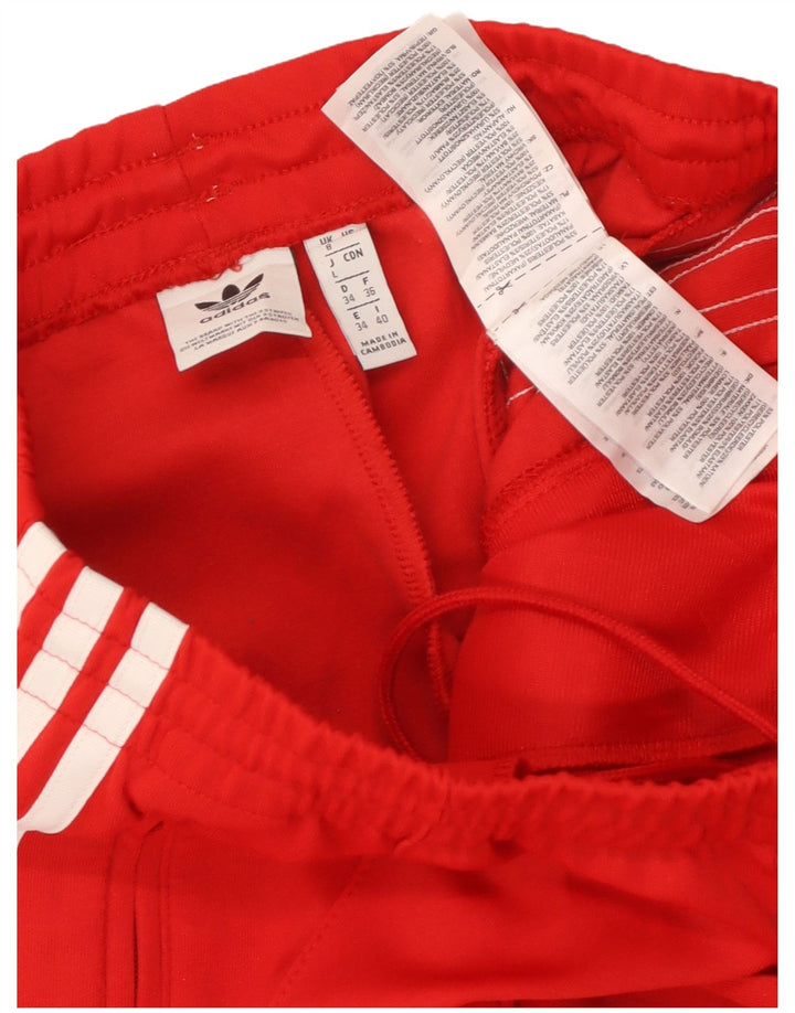 Pantaloni de trening Adidas pentru femei UK 8 Small Red Poliester