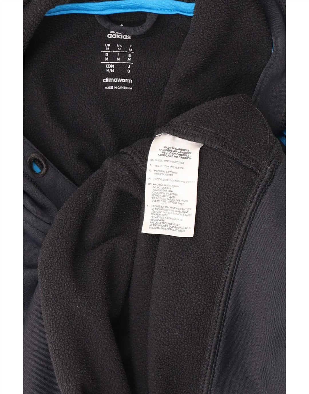 Pulover adidas Climawarm pentru bărbați, poliester, gri mediu