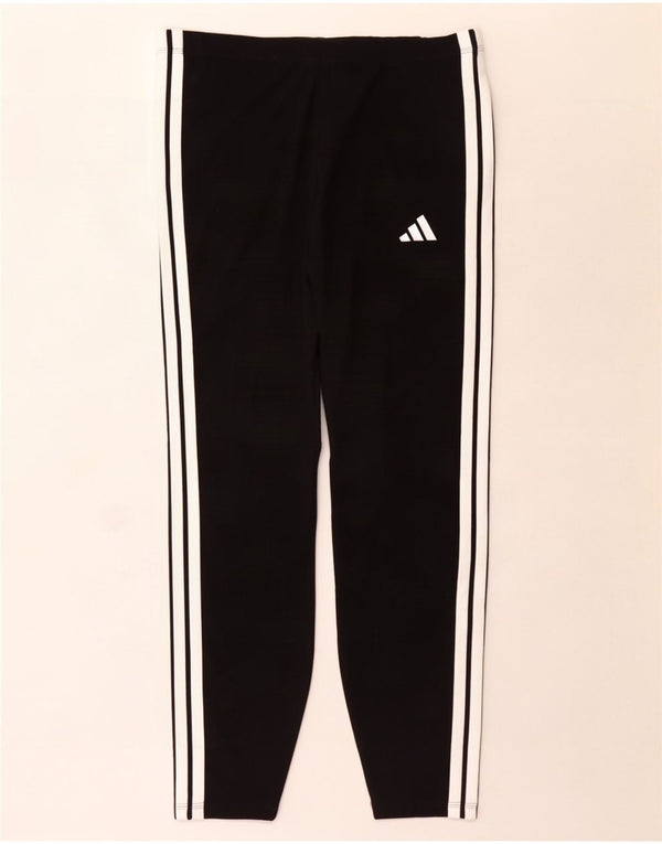 Leggings pentru femei Adidas UK 20/22 XL bumbac negru