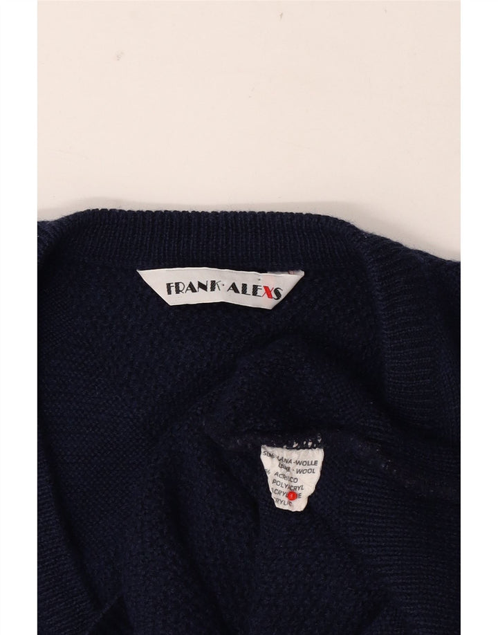 Frank Alexs Bărbați Vest Tank Top Lână Mediu Bleumarin