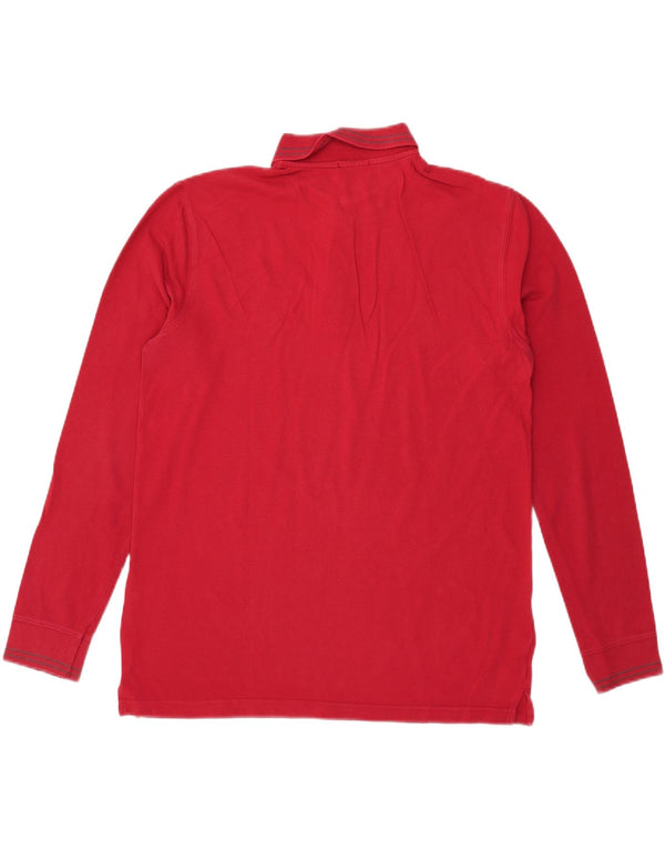 Trussardi tricou polo cu mânecă lungă pentru bărbați IT 54 XL bumbac roșu