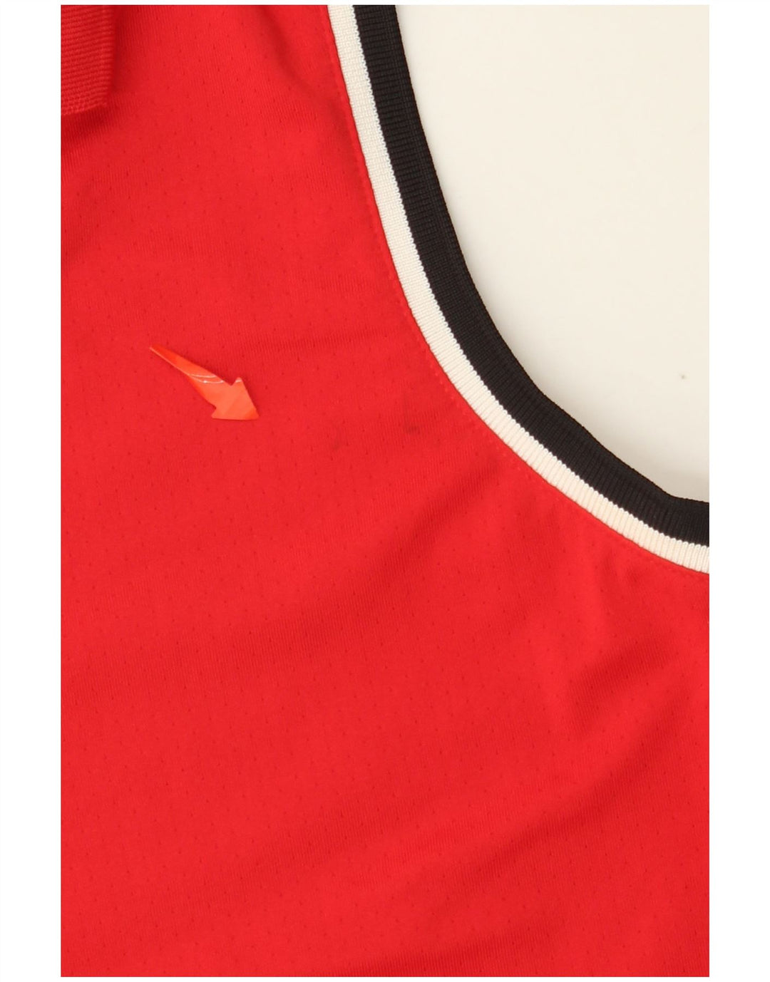 IZOD Tricou polo fără mâneci pentru femei UK 18 XL Poliester roșu